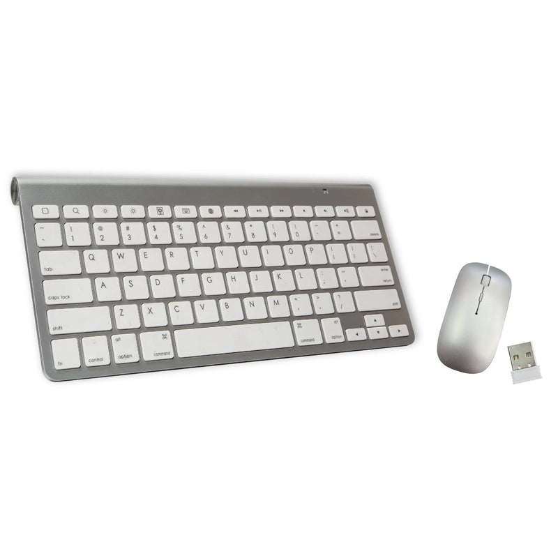 2.4GHz Ultra-Slim Wireless Keyboard and Mouse Combo (SC-531KBM) - Puck's