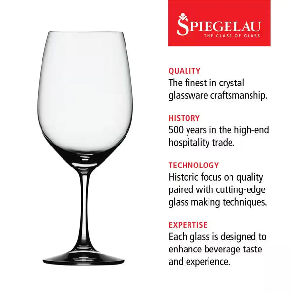 21.9 Oz. Bordeaux Wine Glasses European-Made Lead-Free Crystal, Classic Stemmed, Dishwasher Safe, Gift Set (Set of 4) - Puck's