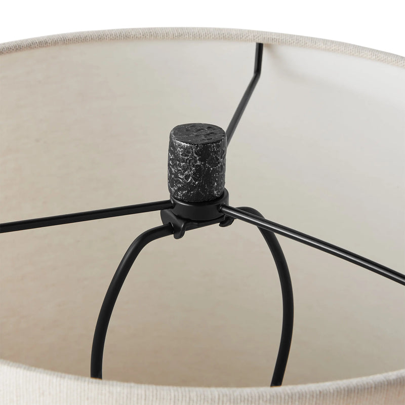 21" Raw Sand Table Lamp with Shade by Dave & Jenny Marrs - Puck's