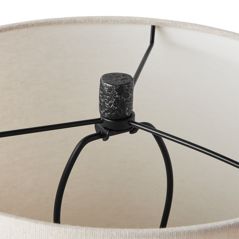 21" Raw Sand Table Lamp with Shade by Dave & Jenny Marrs - Puck's