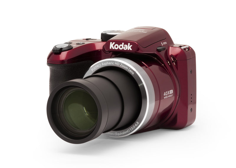 PIXPRO AZ401 Bridge Digital Camera - 16MP 40X Optical Zoom Hd720P Video (Red) - Puck's