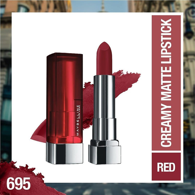Super Stay Matte Ink Liquid Lipstick Makeup, Long Lasting High Impact Color & Color Sensational Lipstick, Lip Makeup, Matte Finish, Hydrating Lipstick, Nude, Pink, Red - Puck's