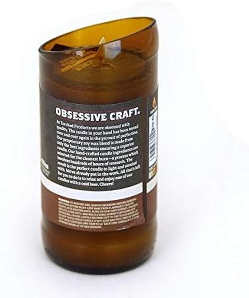 Beer Scented Candles | Natural Soy Wax Candle | Barrel-Aged Brown Ale Scent 8 Oz | Makes a Great Gift for Men, Beer Lovers, and Collectors | Bar Man-Cave Decor and Accessories - Puck's