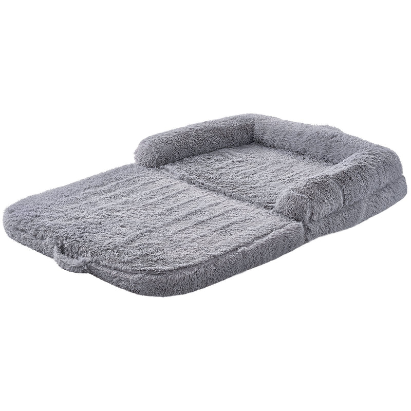 VEVOR Human Dog Bed 72 X48X10In Large Human Size Dog Bed Washable PV Velvet - Puck's