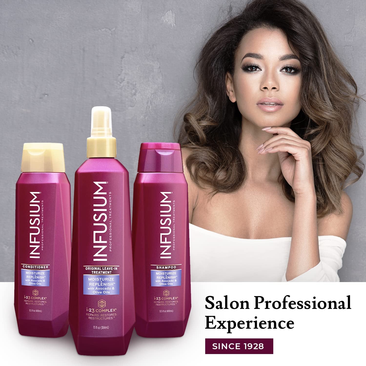 Moisturize and Replenish Conditioner - Hair Conditioner for Dry Hair - with Avocado and Olive Oils - Conditioner for Women - 1 L - Puck's