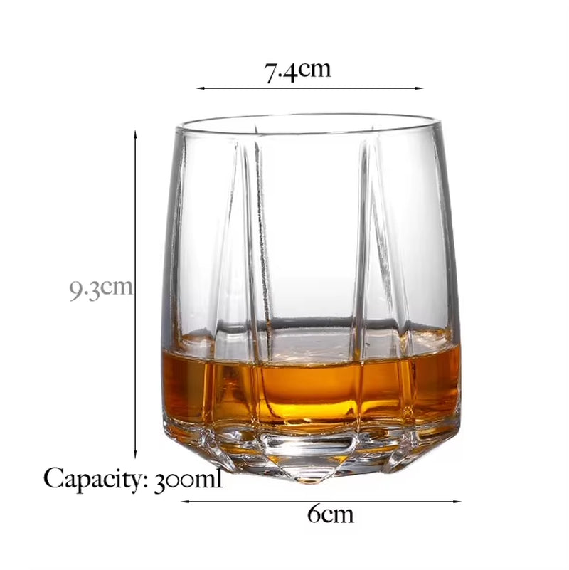 Whiskey Glasses,Scotch Glasses,Old Fashioned Whiskey Glasses/Perfect Gift for Scotch Lovers/Style Glassware for Bourbon/Rum - Puck's
