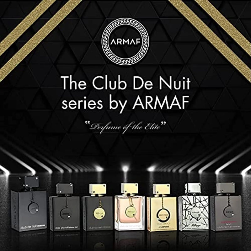 Club De Nuit Intense Man EDT Men New in Box, Black , 3.6 Fl Oz - Puck's