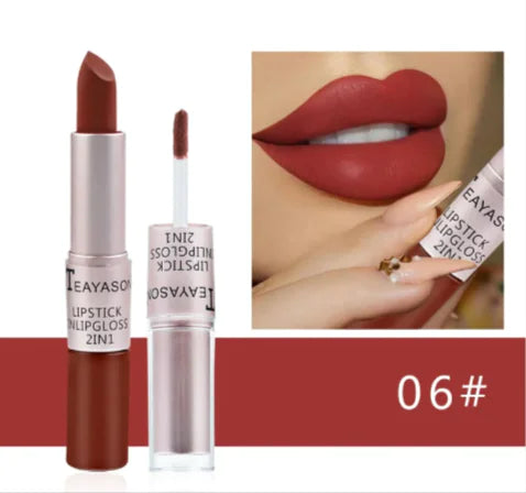 Double-Ended Matte Lip Gloss - Puck's