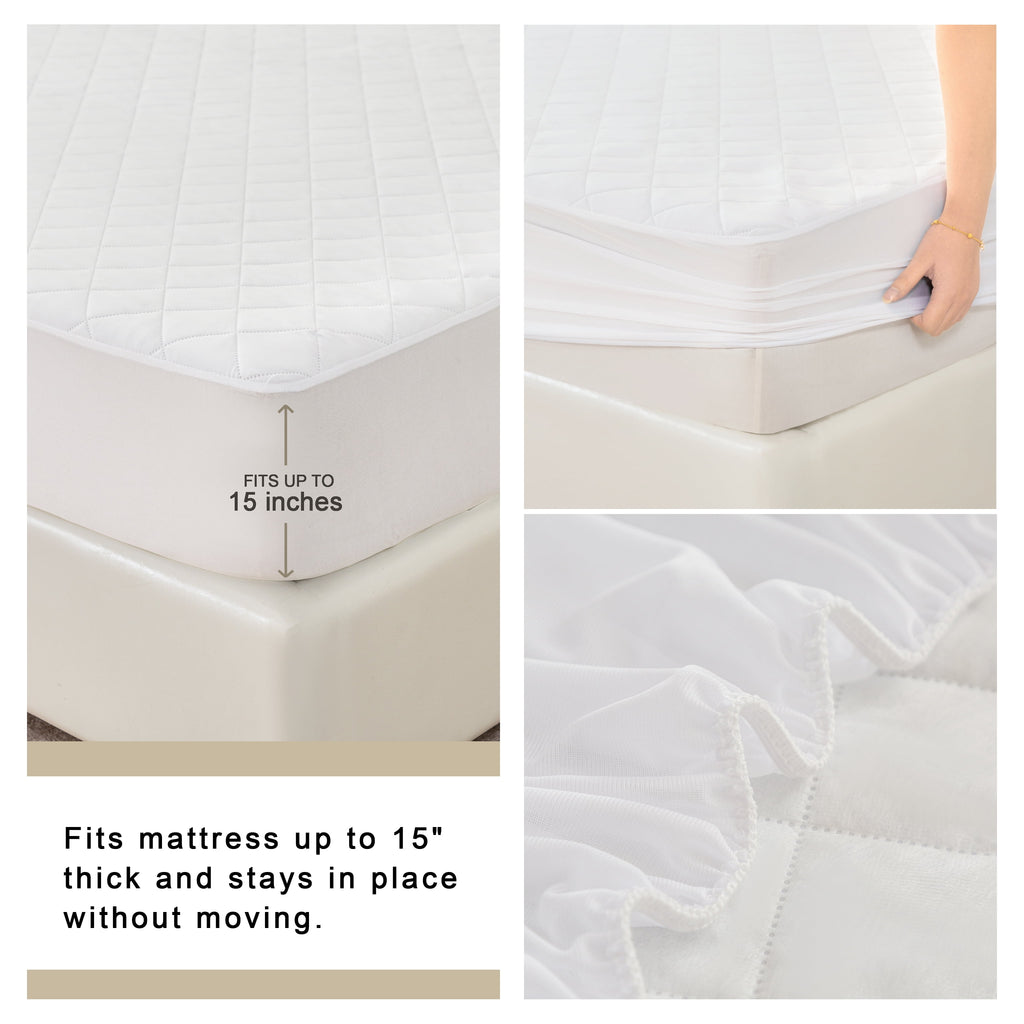 Super Soft Quilted Mattress Pad, Twin/Twin-Xl 39 in X 80 In