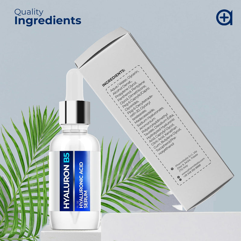 Pure Hyaluronic Acid Serum for Face with Vitamin B5 Hydrating Serum for Skin - Puck's