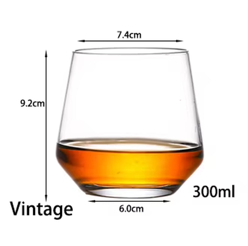 Whiskey Glasses,Scotch Glasses,Old Fashioned Whiskey Glasses/Perfect Gift for Scotch Lovers/Style Glassware for Bourbon/Rum - Puck's