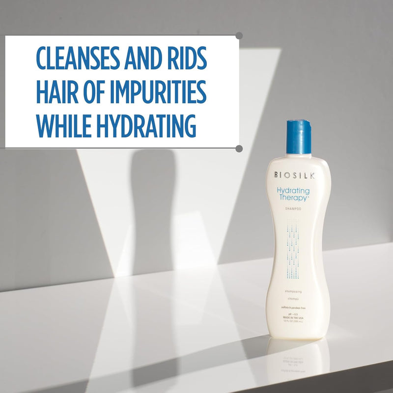 Hydrating Shampoo, Replenishes Hair Moisture for Strong, Smooth Hair, Sulfate, Paraben, & Cruelty-Free, 12 Oz - Puck's
