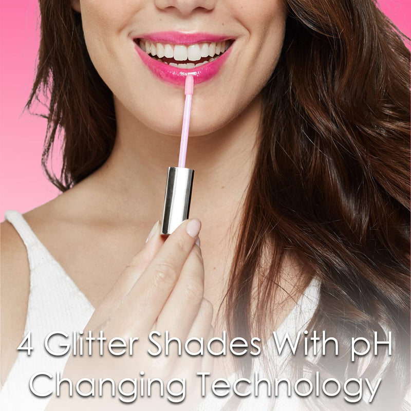 Color Changing Mood Swingz Lip Gloss Shimmering Glitter Sparkle Moisturizing Lip Balm, 0.20 Fl. Oz./5.9Ml, IYKYK - Puck's