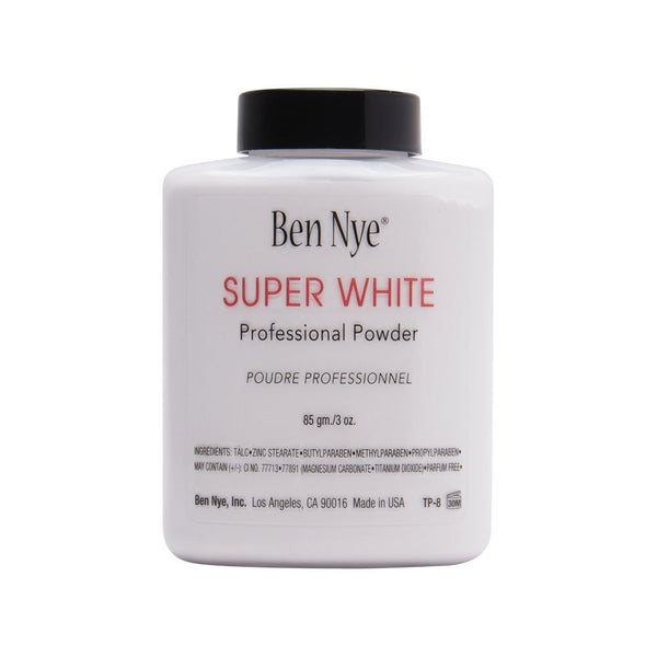 Super White Translucent Face Powder, 3 Oz Shaker Jar - Puck's