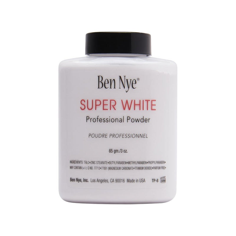 Super White Translucent Face Powder, 3 Oz Shaker Jar - Puck's