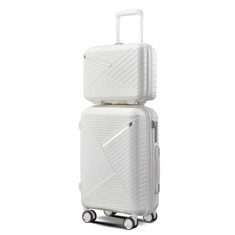 Luggage Sets 4 Piece(14/20/24/28), Expandable Lightweight Suitcase - Puck's