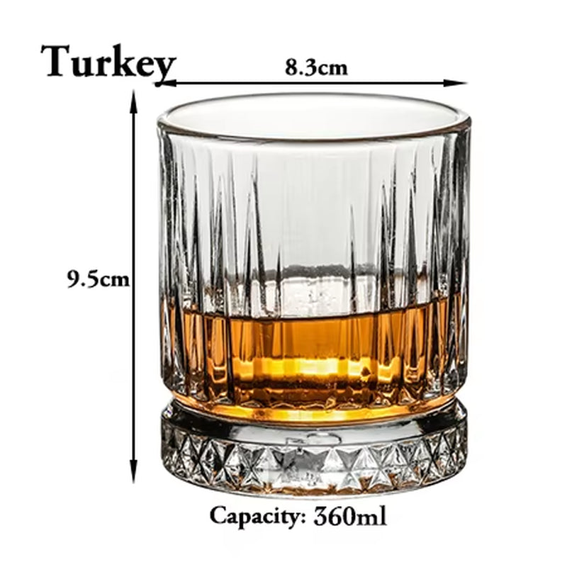 Whiskey Glasses,Scotch Glasses,Old Fashioned Whiskey Glasses/Perfect Gift for Scotch Lovers/Style Glassware for Bourbon/Rum - Puck's