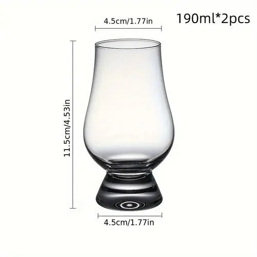 2pcs, Premium Whiskey Snifter Glasses, Elegant Tasting Drinkware For - Puck's