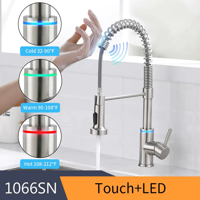 Kitchen Smart Touch Faucets - Puck's