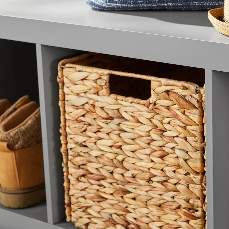 3-Cube Storage Organizer, Gray - Puck's