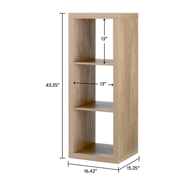 3-Cube Storage Organizer, Natural - Puck's