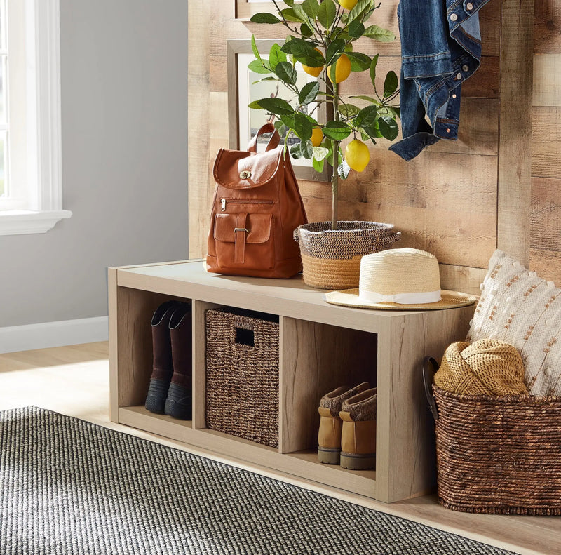 3-Cube Storage Organizer, Natural - Puck's