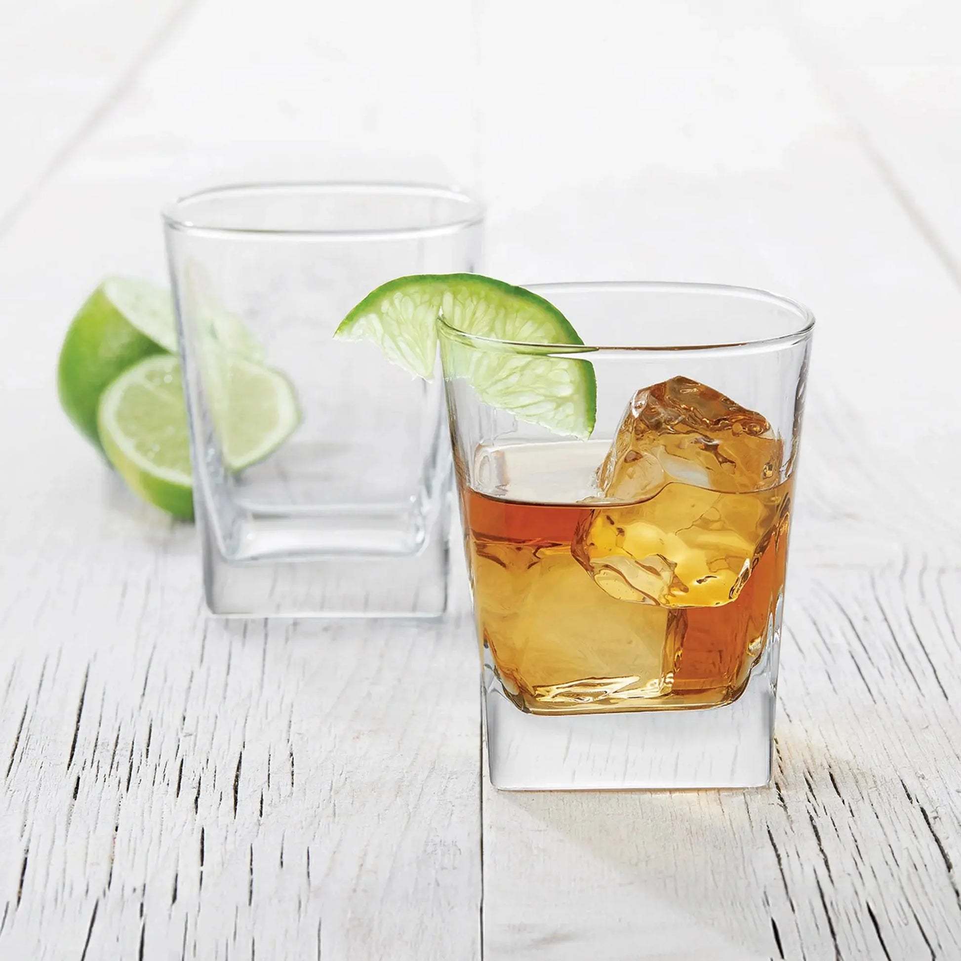 (3 Pack)  4-Piece Clear Drinkware Glasses - Puck's