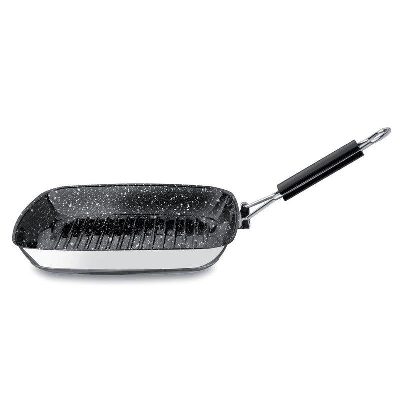 GRILL FANTASIA STONE CM 28X28 BLACK - Puck's