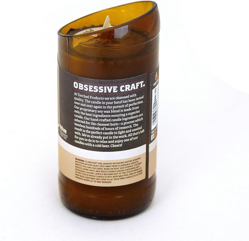 Beer Scented Candles | Natural Soy Wax Candle | Vanilla Porter Scent 8 Oz | Makes a Great Gift for Men, Beer Lovers, and Collectors | Bar Man-Cave Decor and Accessories - Puck's