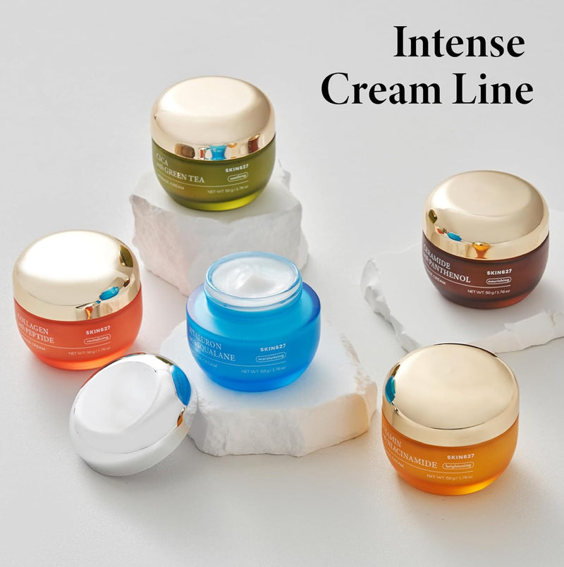 SKIN627 Daily Face Moisturizer, Face Cream, Facial Cream 1.76 Oz Korean Skin Care Korean Moisturizer (Hyaluron with Squalane) - Puck's