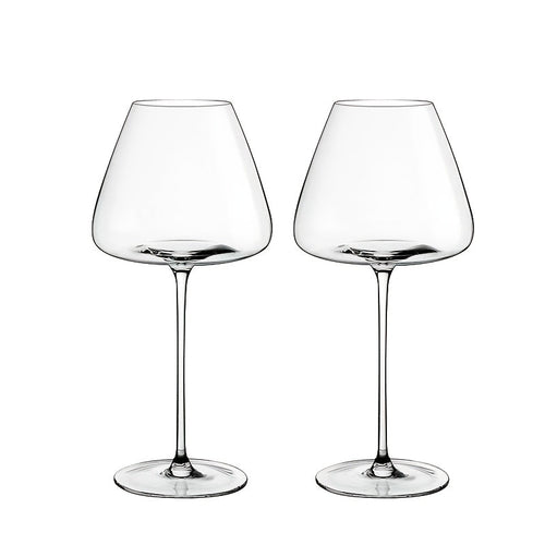 1pc Elegant Hand-Blown Lead-Free Glasses, Reusable Stemmed Anti-Slip - Puck's