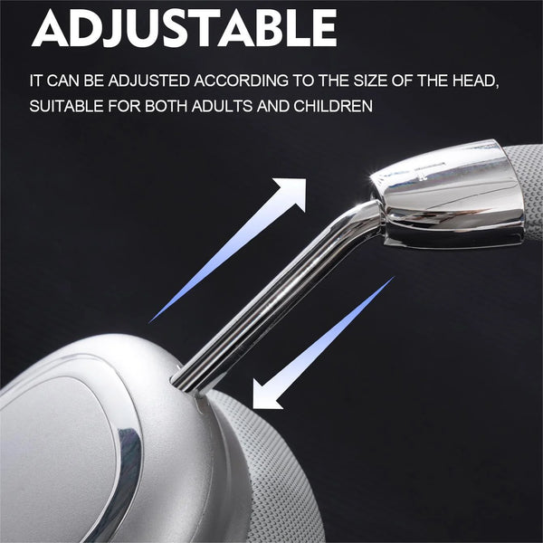 Wireless Headphones Bluetooth,Over Ear Headphones with Microphones for Ios/Android,Silver - Puck's