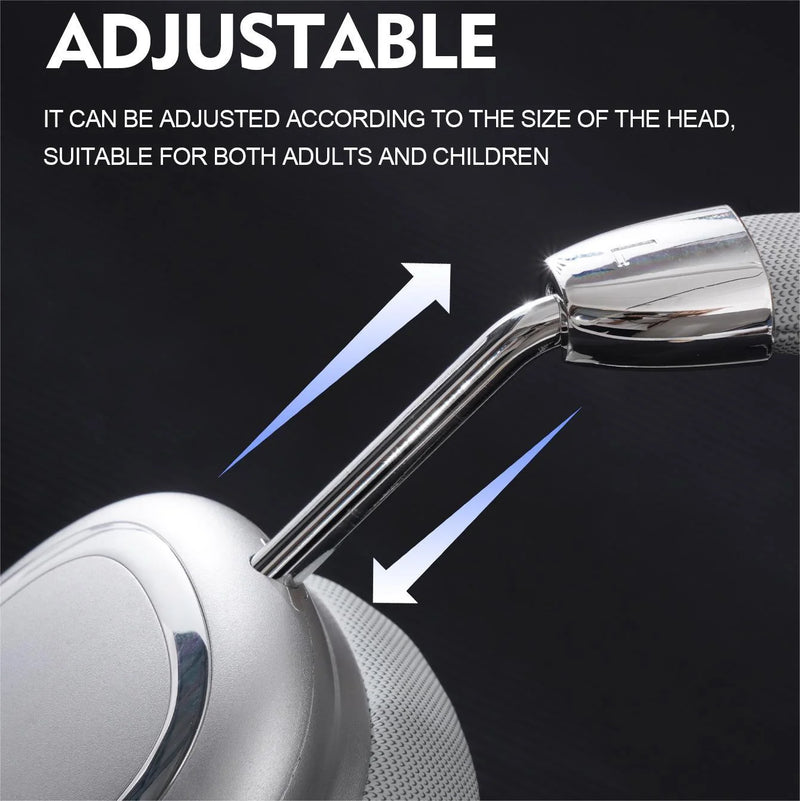 Wireless Headphones Bluetooth,Over Ear Headphones with Microphones for Ios/Android,Silver - Puck's