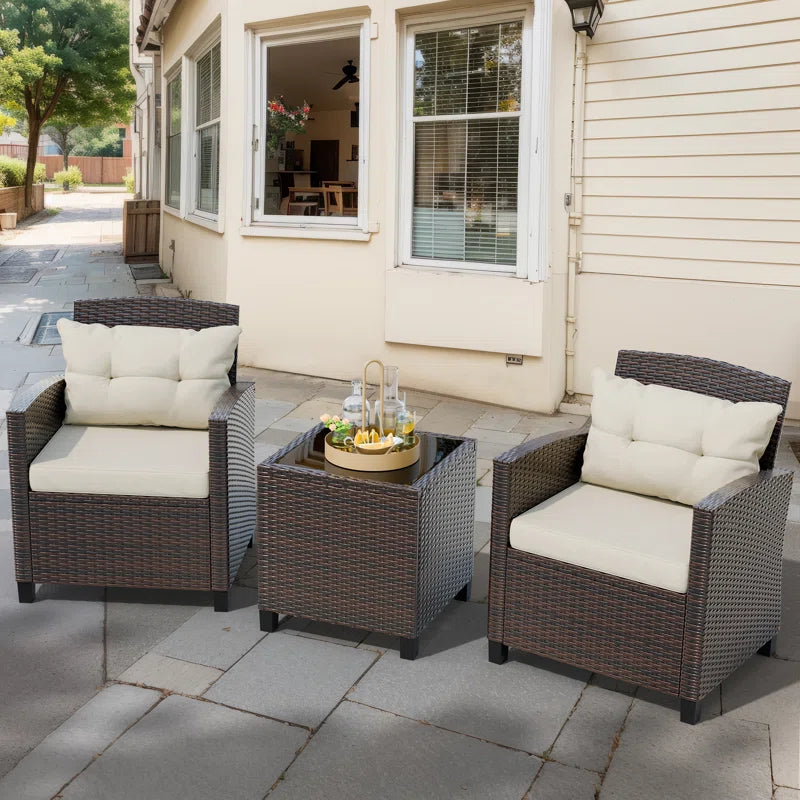 Arlayne 2 - Person Outdoor Seating Group with Cushions - Puck's