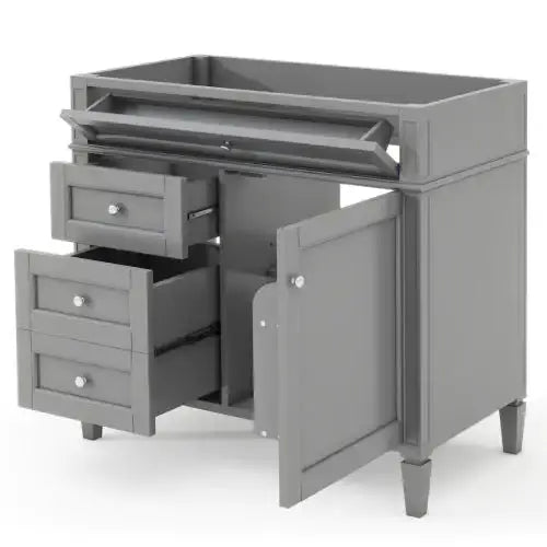 36-inch Bathroom Vanity With No Overhead Sink - Puck's