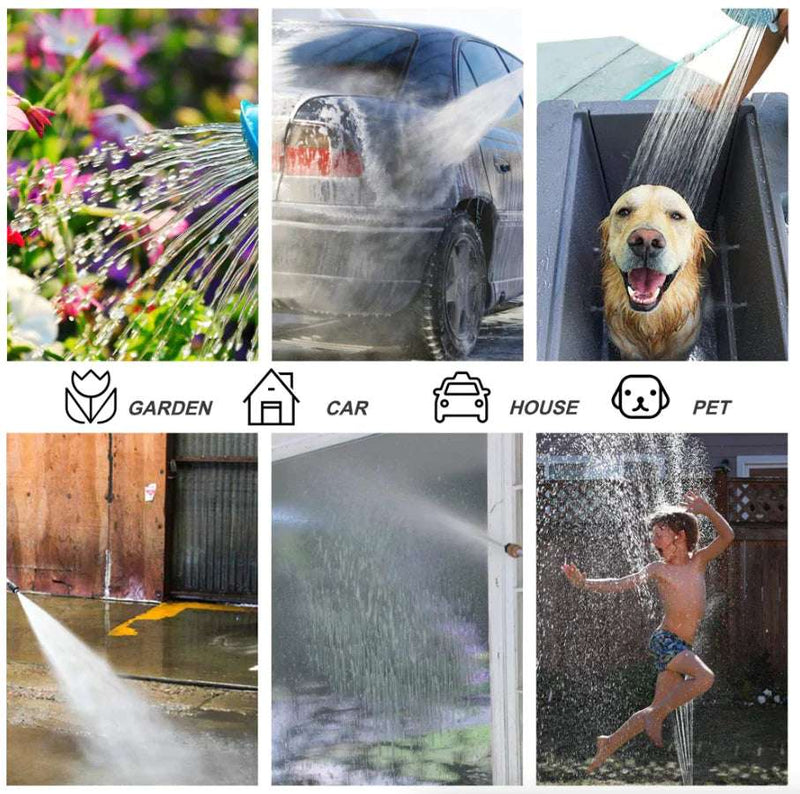 4X Stronger Deluxe Expandable Flexible Garden Hose Water Hose 25, 50, 75, 100FT - Puck's