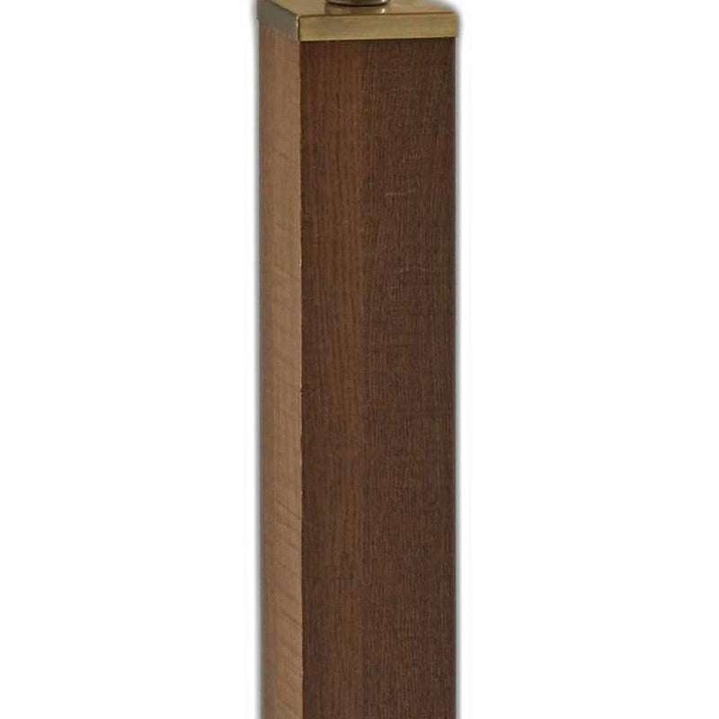 Black Wood Monument Table Lamp - Puck's