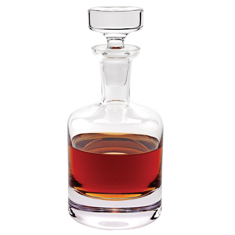 Mouth Blown European Crystal Decanter 28 oz - Puck's