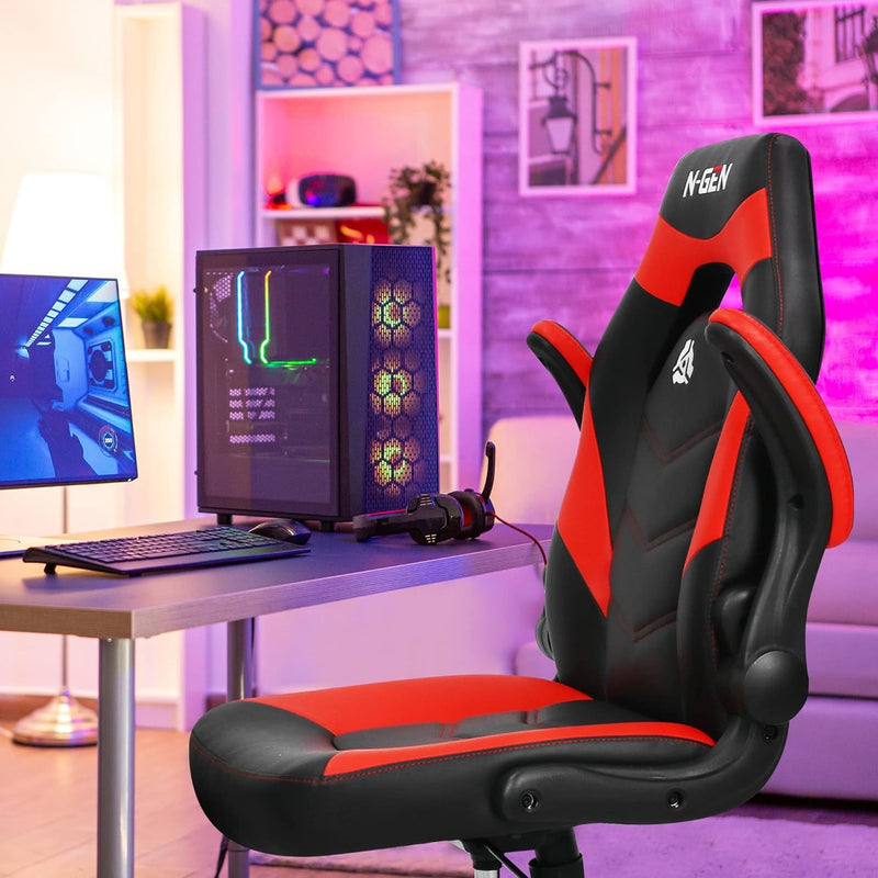 N-GEN Video Gaming Computer Chair Ergonomic Office Chair Desk Chair - Puck's