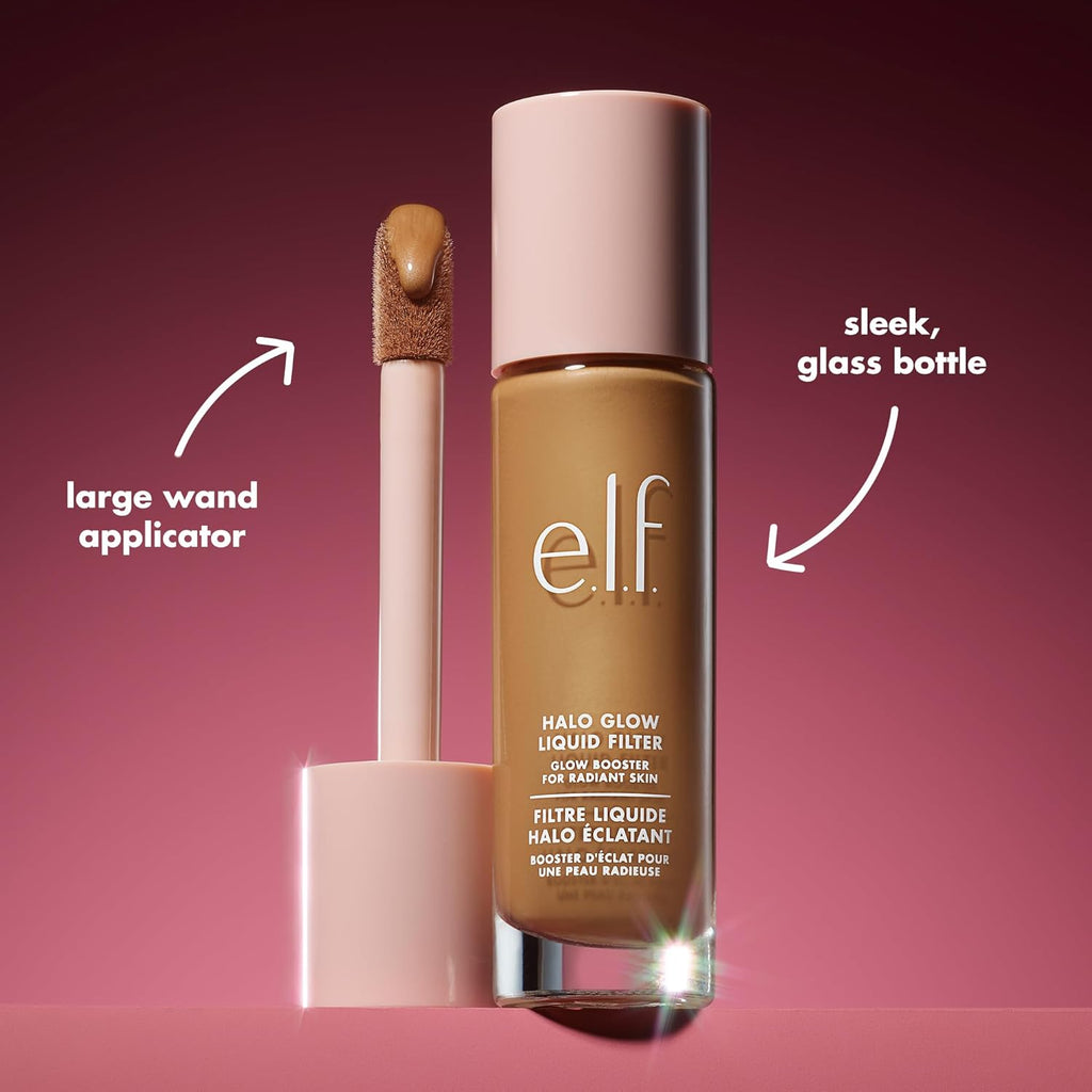 Halo Glow Liquid Filter, Complexion Booster for a Glowing, Soft-Focus Look, Infused with Hyaluronic Acid, Vegan & Cruelty-Free, 2 Fair/Light - Puck's