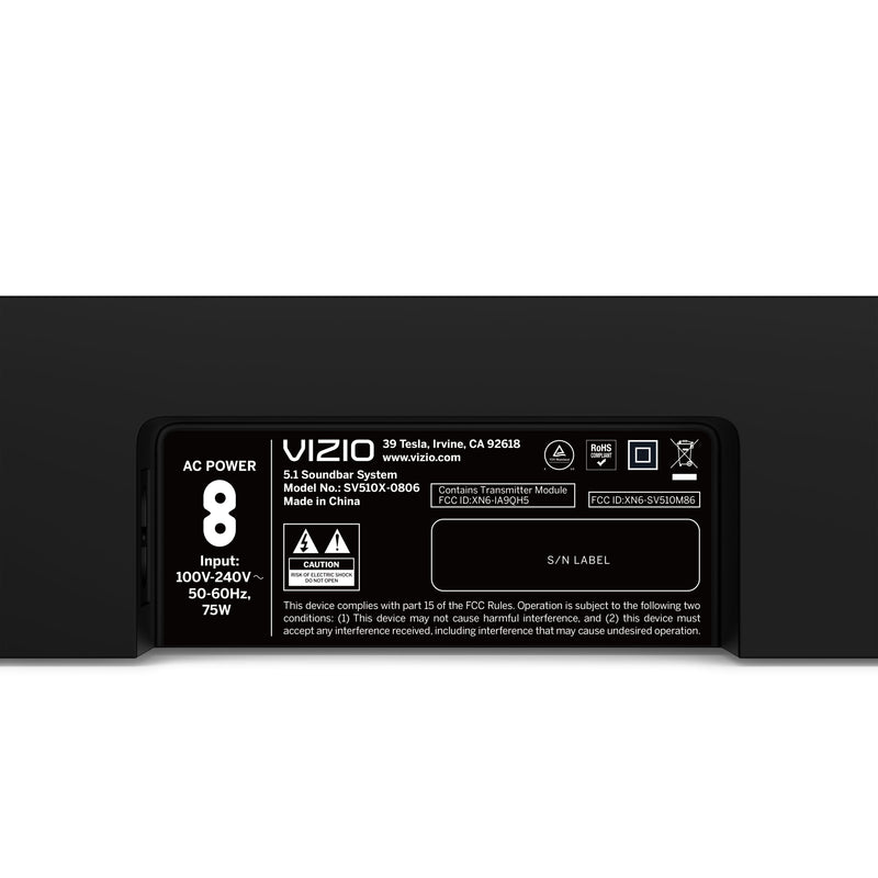 5.1 Soundbar SE with Dolby Atmos and DTS:X (NEW) SV510X-0806 - Puck's