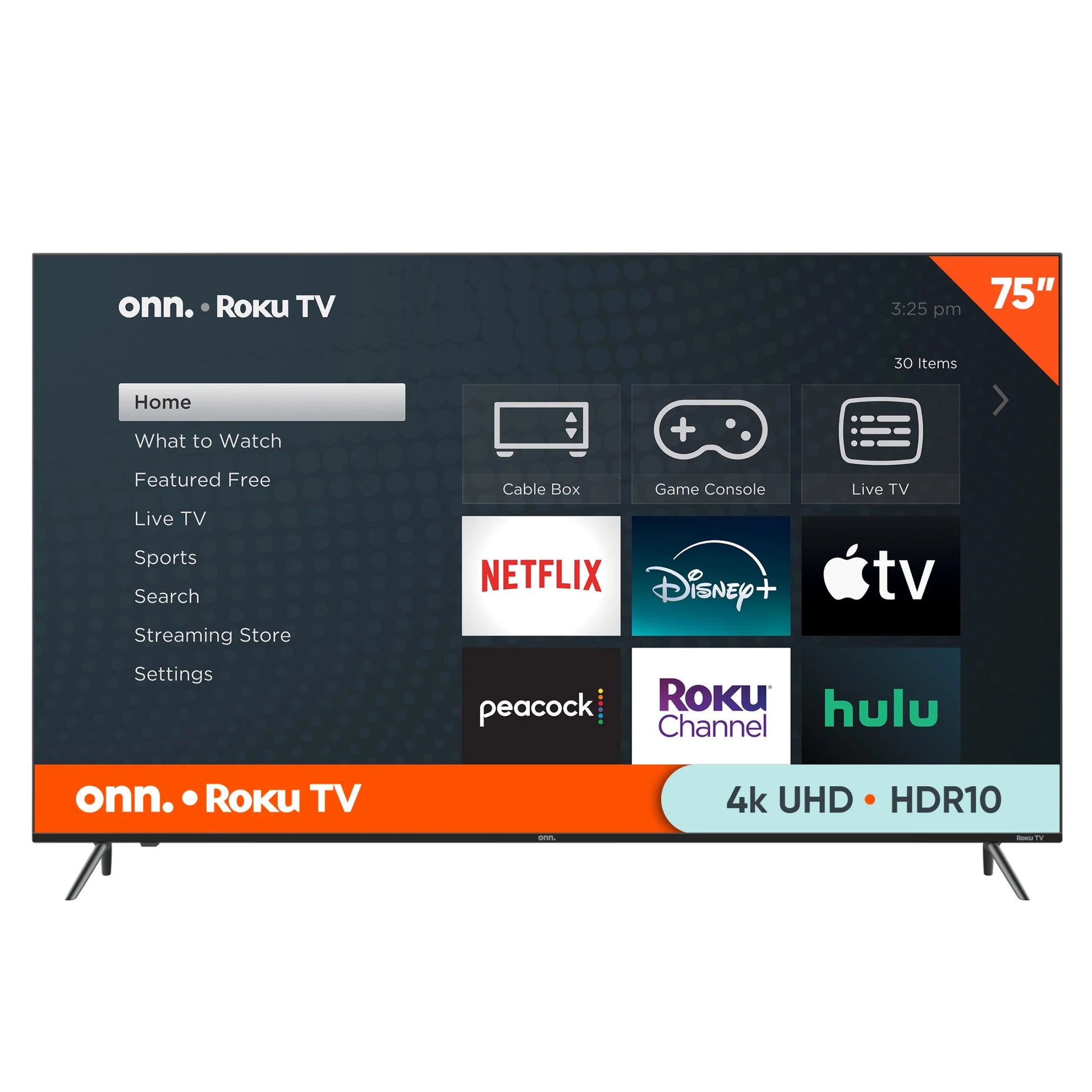 75” Class 4K UHD (2160P) LED Roku Smart Television (100044717) - Puck's