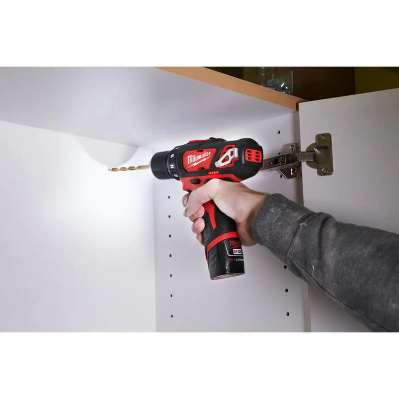 M12 12V Lithium-Ion Cordless Combo Kit (5-Tool) with Two 1.5 Ah Batteries, Charger and Tool Bag - Puck's