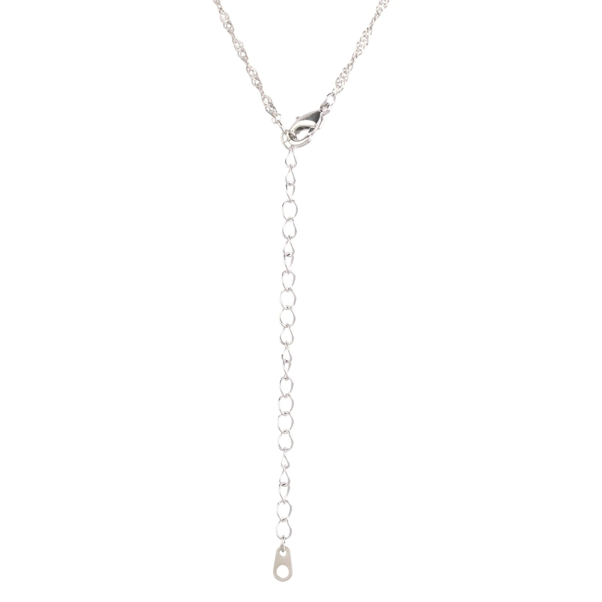 Mother and Child Necklace Pave Heart Pendant Necklace - Puck's