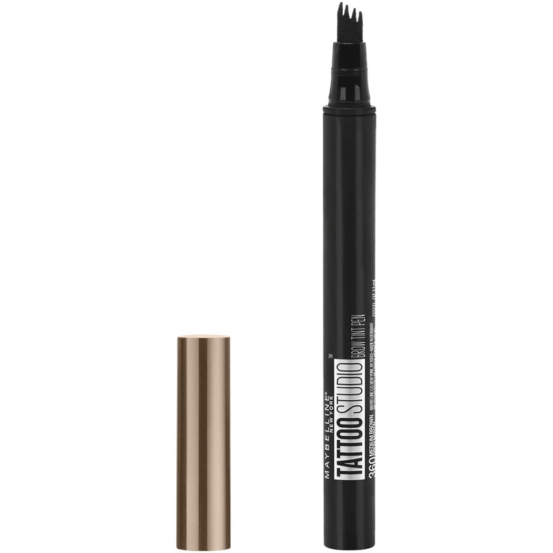 New York Tattoostudio Brow Tint Pen Makeup, Soft Brown, 0.037 Fl. Oz. - Puck's