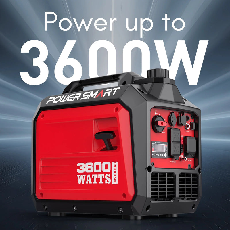 3600W Draagbare Gas Inverter Generator USB Uitgang Low Noise RV Klaar voor Kamperen & Thuis - Puck's