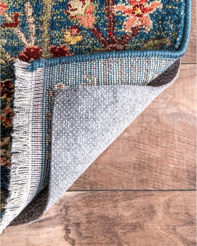6' round Premium Eco-Friendly Felt Rug Pad, 1/8 " Thick Low Profile, Non-Slip Backing, Customizable Size, Hardwood, Carpet, Tile, Vinyl, Linoleum, Made in USA, 100% Recycled Materials - Puck's