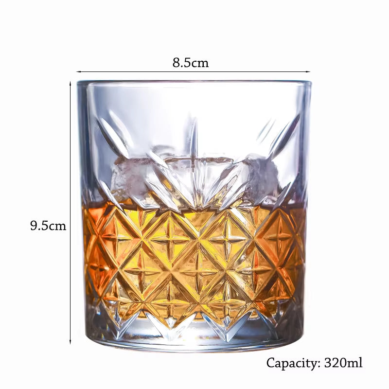 Whiskey Glasses,Scotch Glasses,Old Fashioned Whiskey Glasses/Perfect Gift for Scotch Lovers/Style Glassware for Bourbon/Rum - Puck's