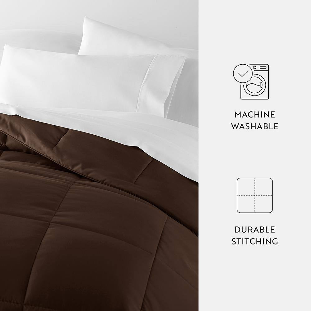 Performance Chocolate Solid King Comforter