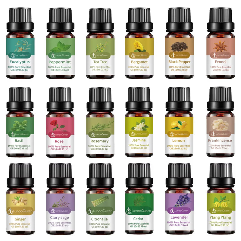 Essential Oils for Diffusers Home Essential Oil Aromatherapy Oil 100% Pure Essential Oils Set Candle Making Scents - Puck's